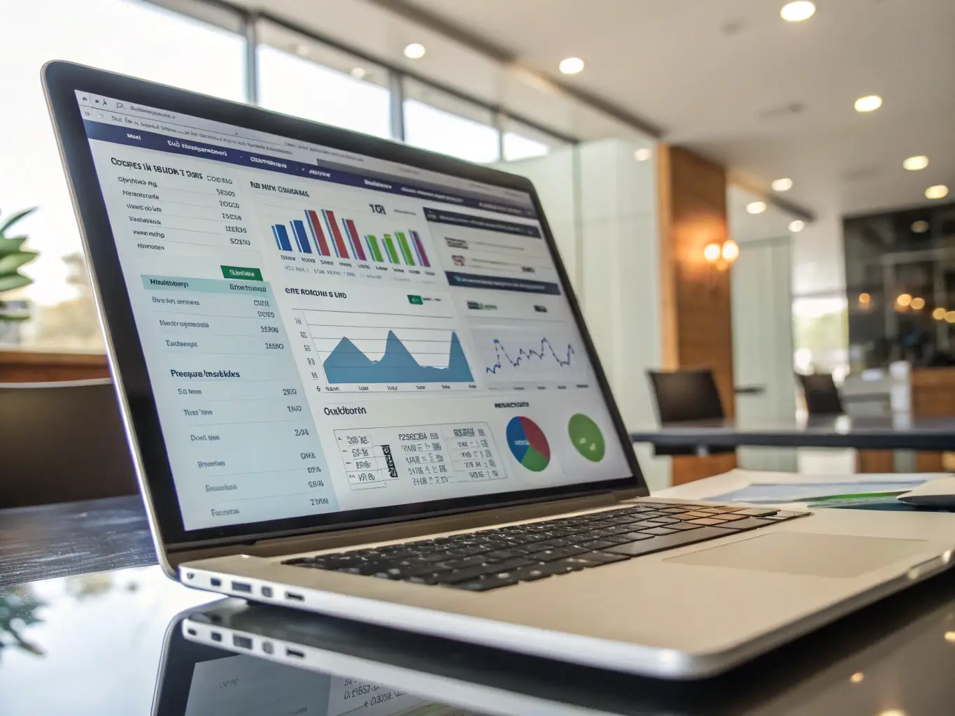 A clear and concise report dashboard displaying key performance indicators (KPIs) and analytics, representing the agency's commitment to transparent reporting.